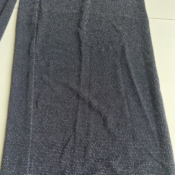 3/$20 ❤️ H&M Black Lurex Glitter Wide Leg Pants US XS - Picture 3 of 5